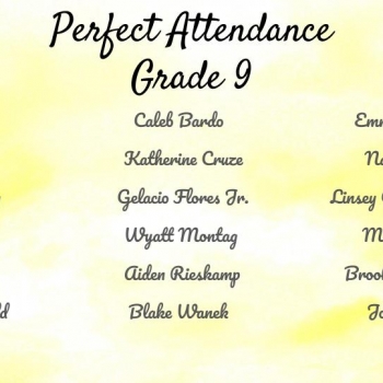 Grade 9-11 Awards